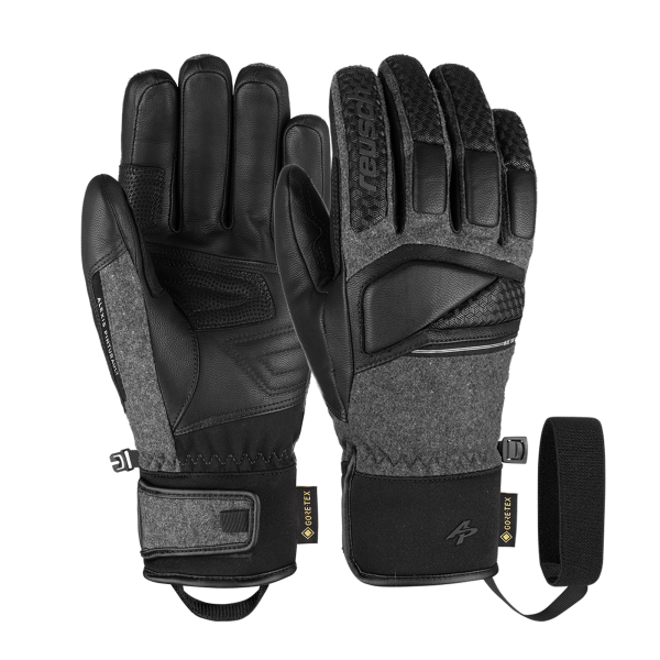Reusch Alexis Pinturault GTX + Gore grip technology 6101313 7711 black grey 1